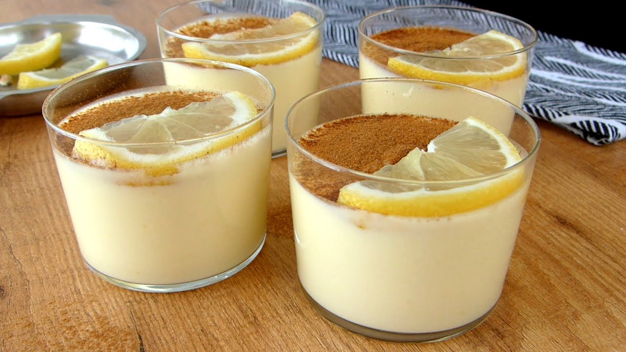 Natillas de Limón y Canela ¡Postre Refrescante y Fácil!