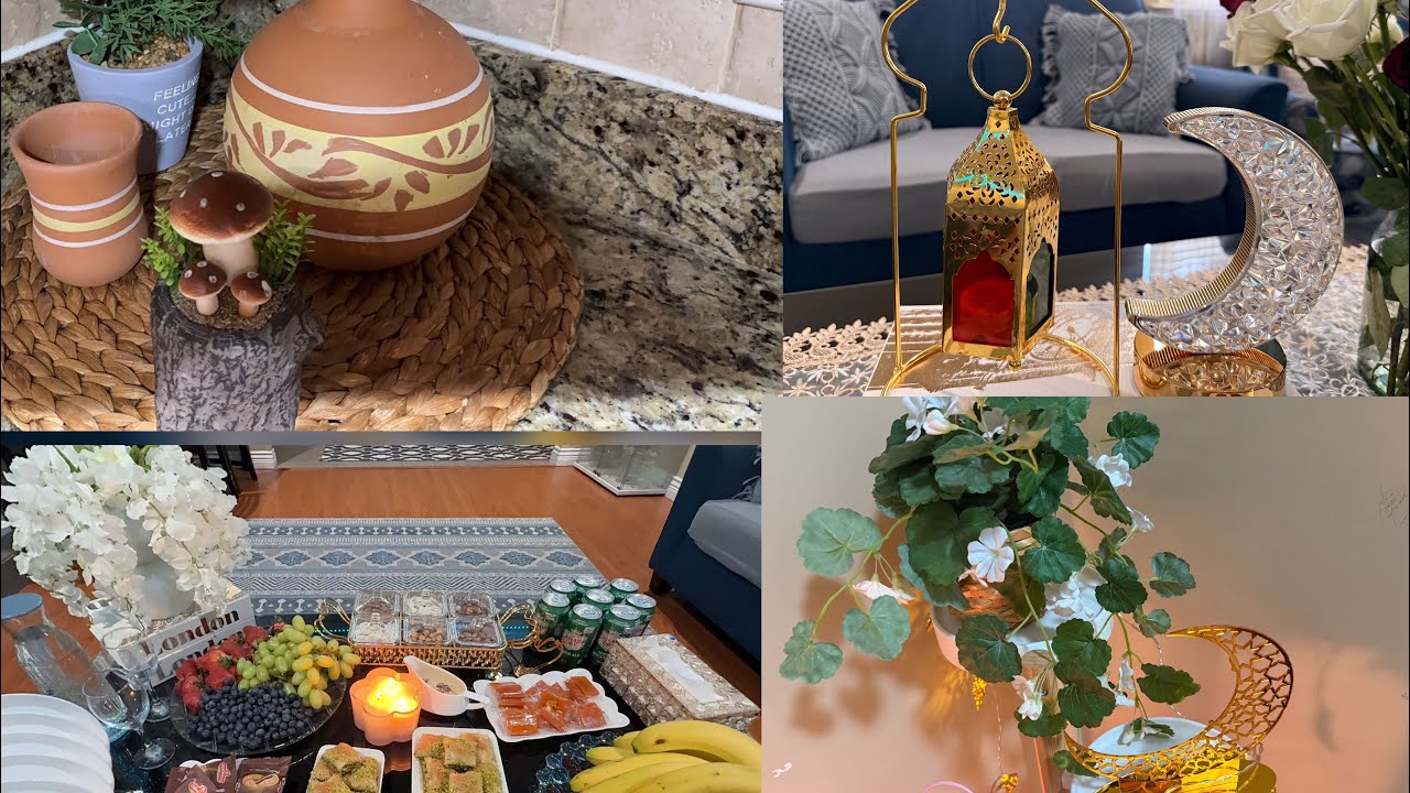 تزين البيت لرمضان ❤️زيارت  بيت عائلة هناء وحبيب لعنا