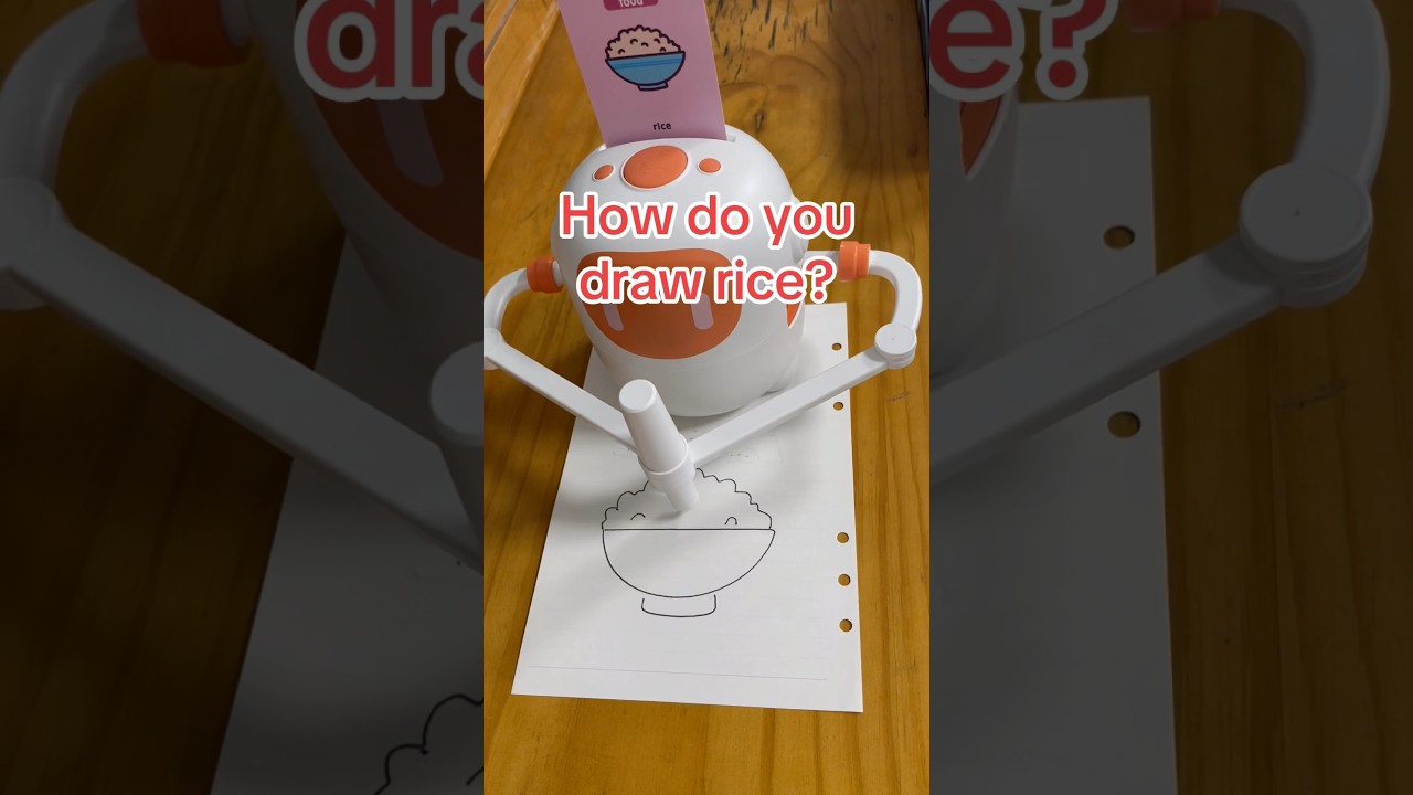 How do you draw rice? 
