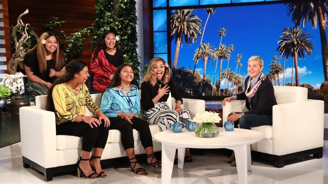 The TONGA SISTERS  on The Ellen Show, February 27, 2018