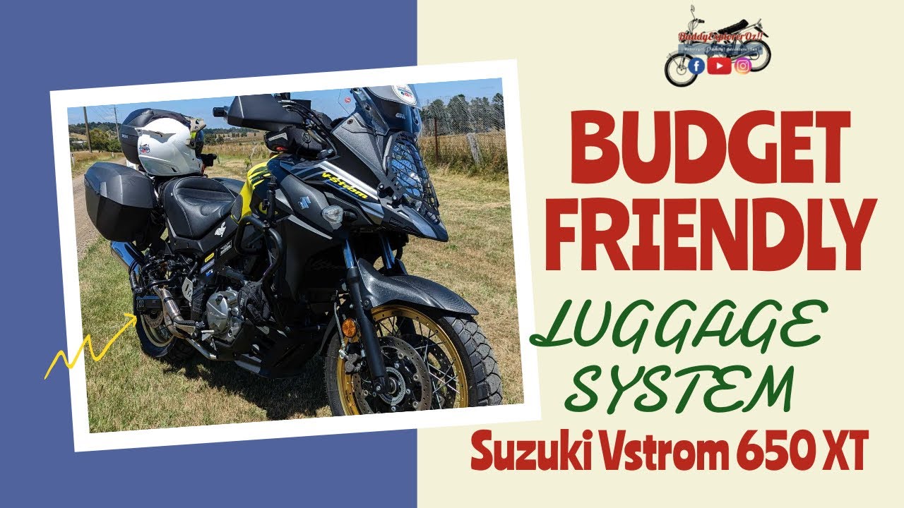 Budget Friendly Luggage System_ Suzuki Vstrom 650 XT