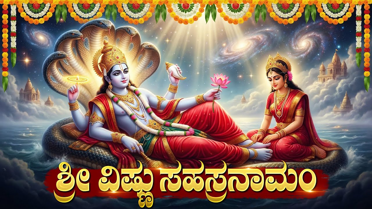 ಶ್ರೀ ವಿಷ್ಣು ಸಹಸ್ರನಾಮ ಸ್ತೋತ್ರಂ | Sri Vishnu Sahasranamam Full Kannada | 1000 Names of Lord Vishnu