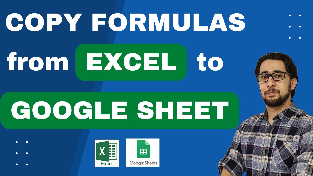 Как скопировать формулы из MS Excel в Google Таблицы