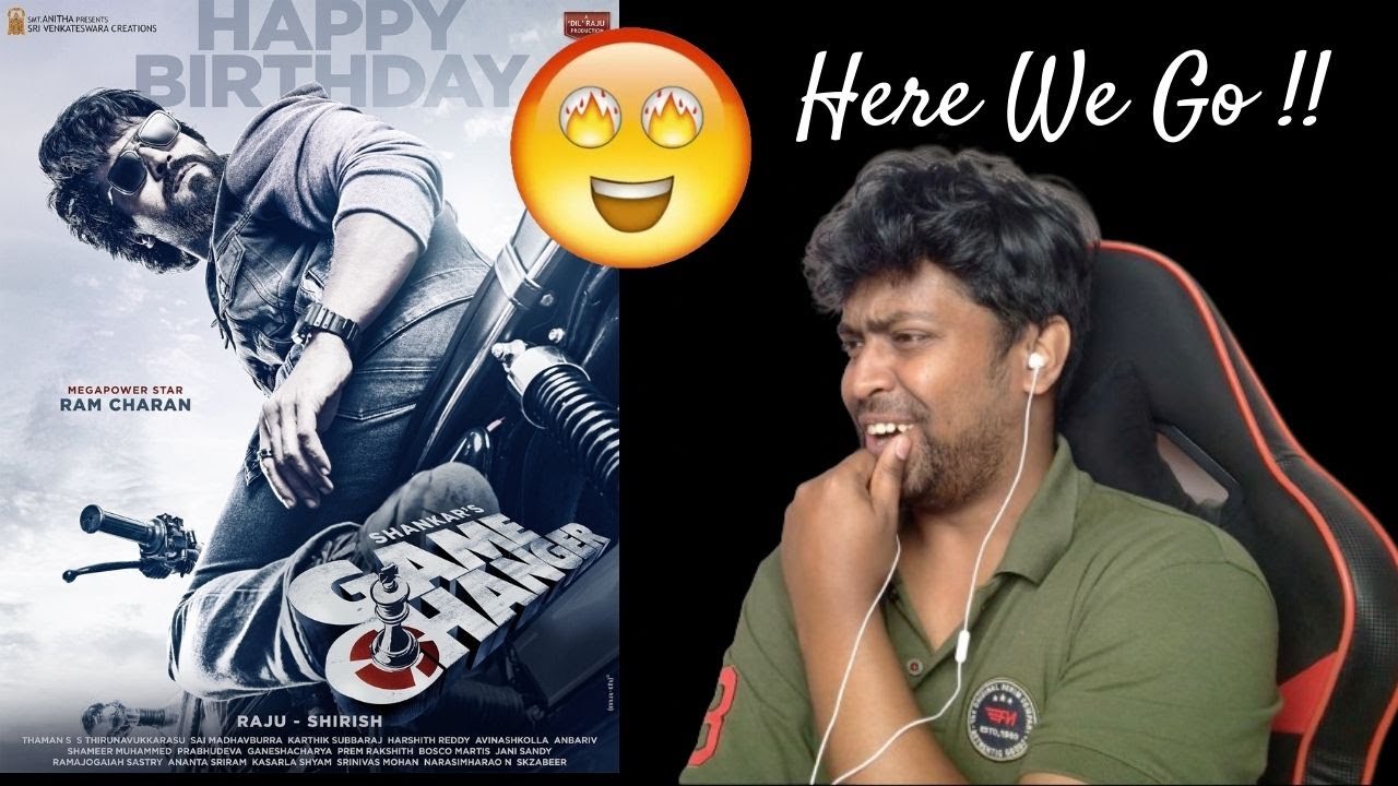 #RC15 #GameChanger 1st Look Poster Reaction | M.O.U | Mr Earphones BC_BotM