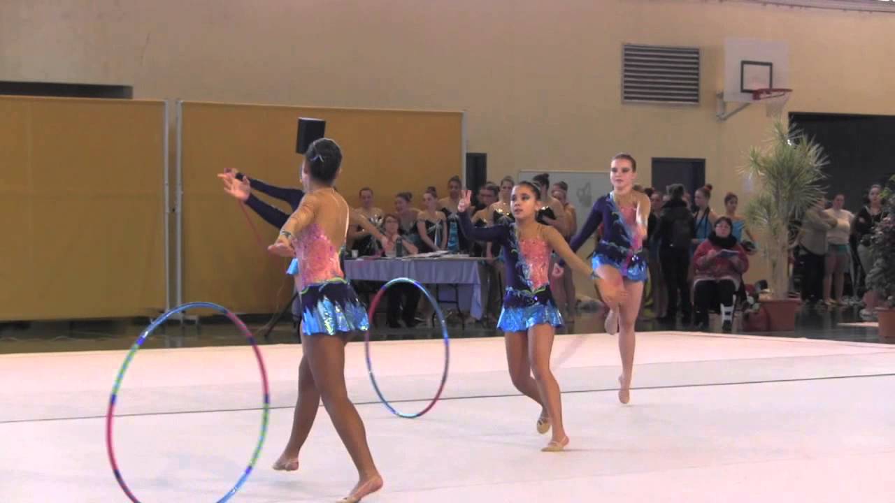 Championnat départemental GR DC1 cadettes Club Gymnique ERMONT