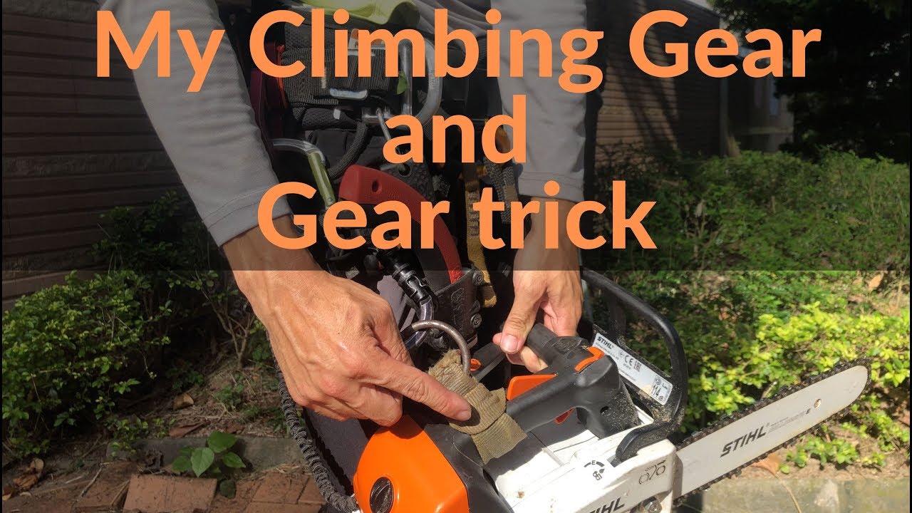 [ Gear Unbox 裝備介紹 ] My climbing Gear and Gear Trick 個人攀樹裝備介紹及小技巧 (English Subtitle)