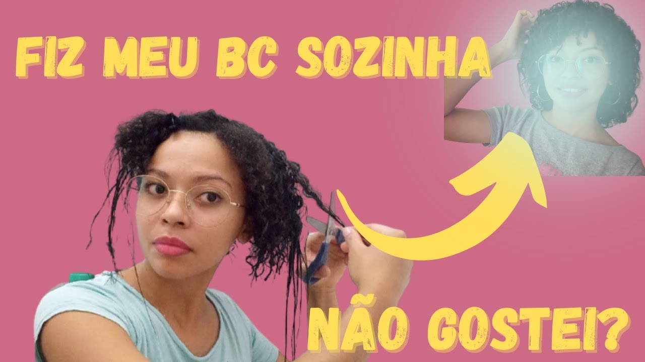 Meu big chop com 1 ano e 4 meses de transição capilar.