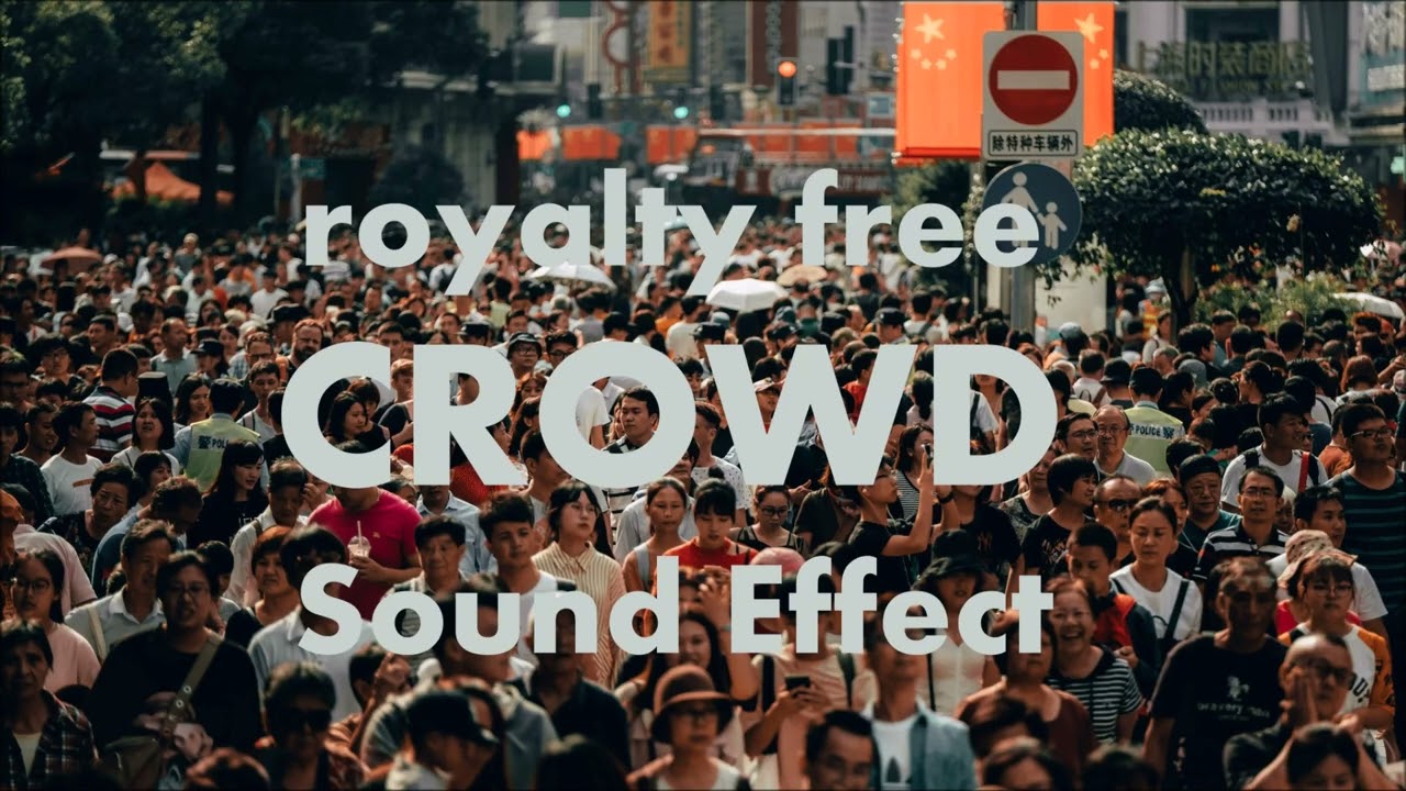 energetic crowd short chanting SOUND EFFECT free ASMR