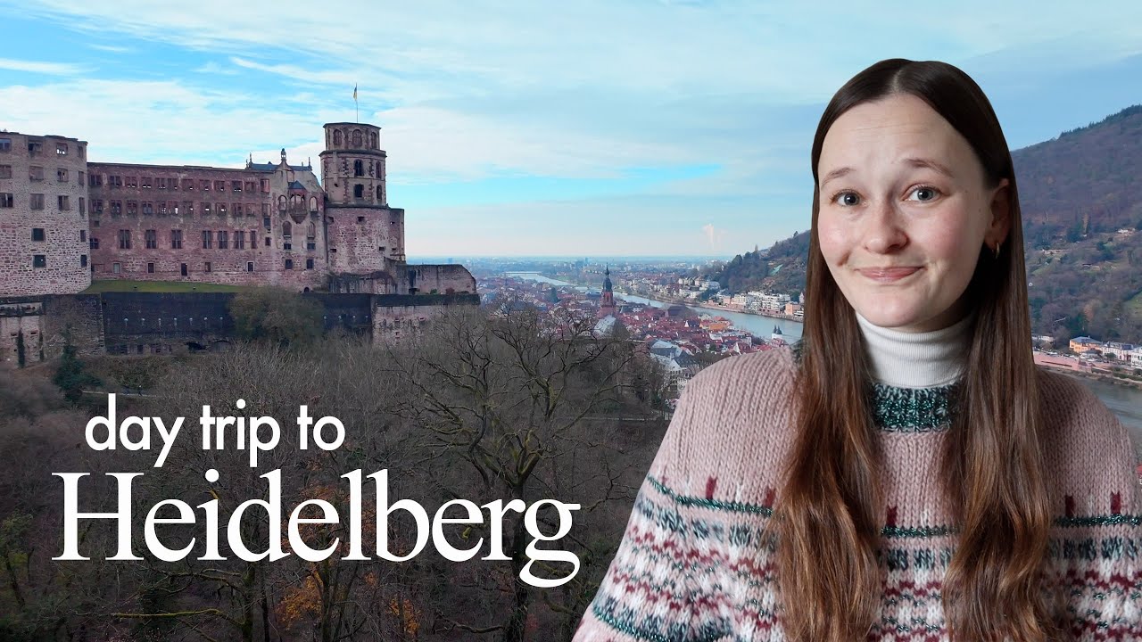 day trip to Heidelberg - old town, castle & epic views ✨🏰🎄