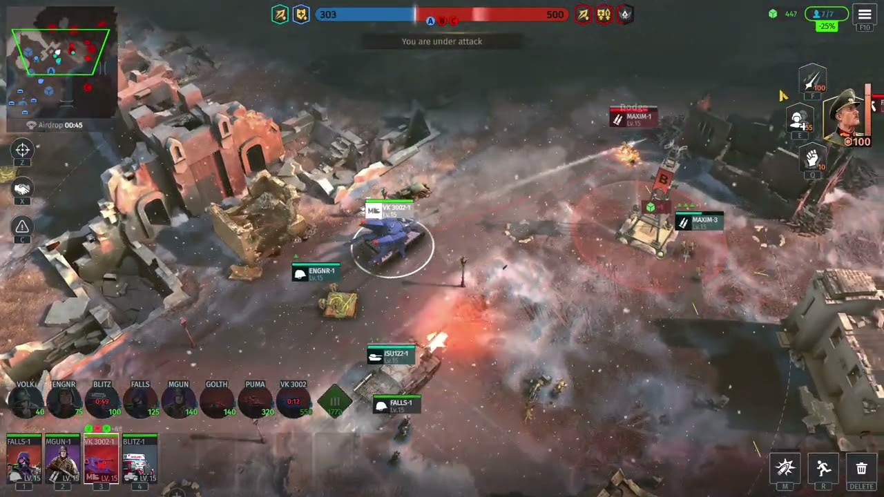 WWA RTS, friendly battle that muse was tough 