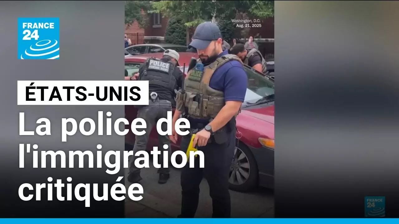 Etats-Unis : les m&eacute;thodes muscl&eacute;es et contest&eacute;es de la police de l'immigration &bull; FRANCE 24