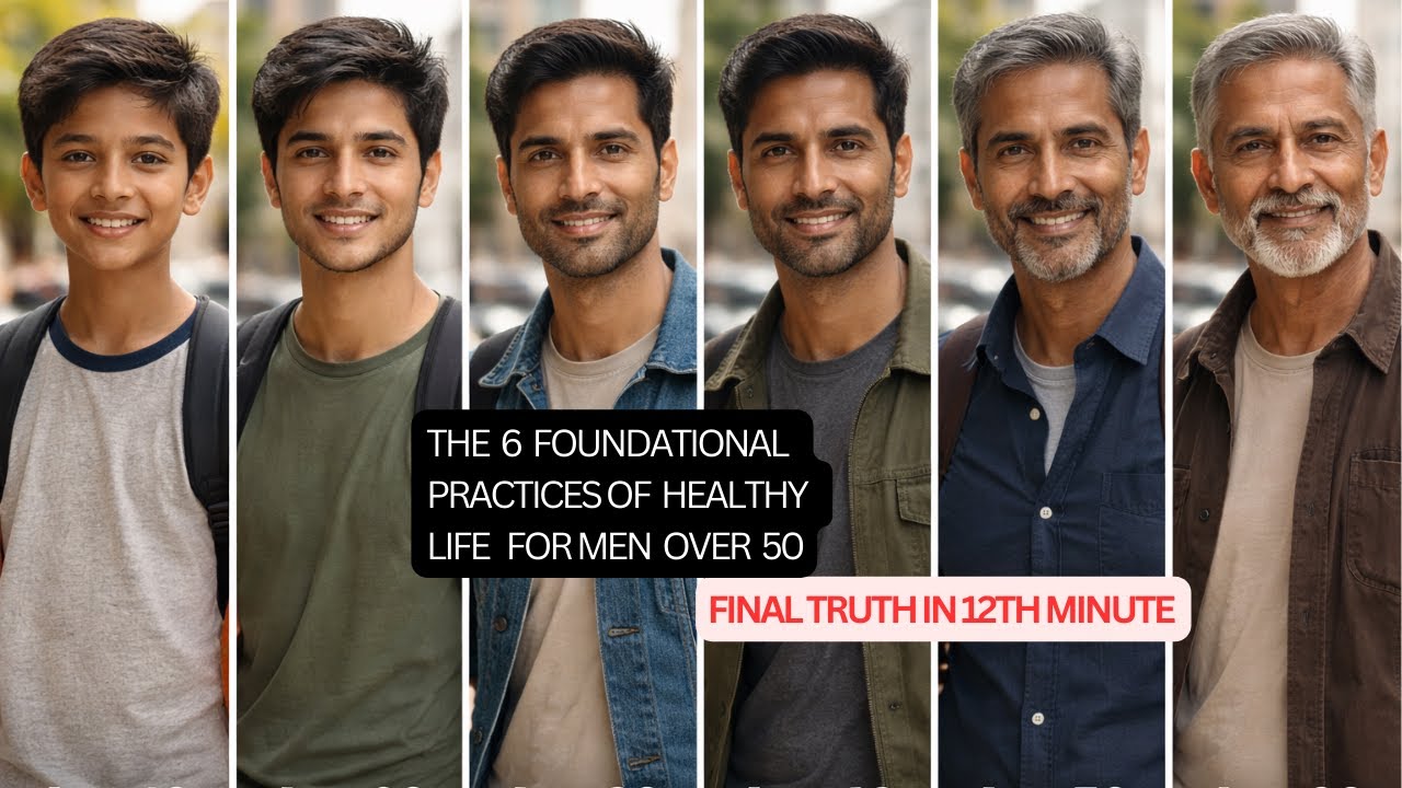 The 6 Foundational Practices of Healthy Life for Men Over 50. Final Truth is in 13th Minute #healthy