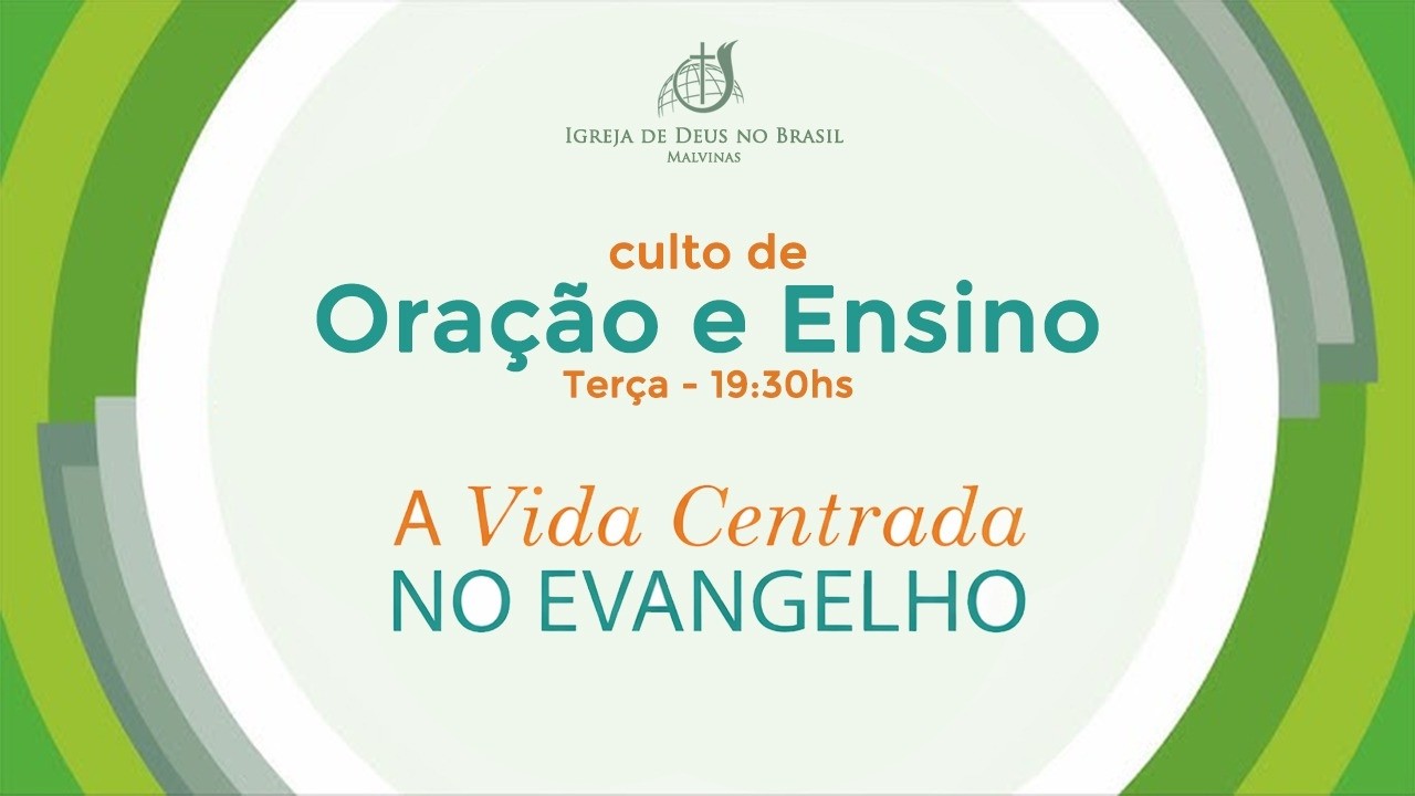 //CULTO DE ORAÇÃO E ENSINO 10/03/2026/ ÀS 19:30HS