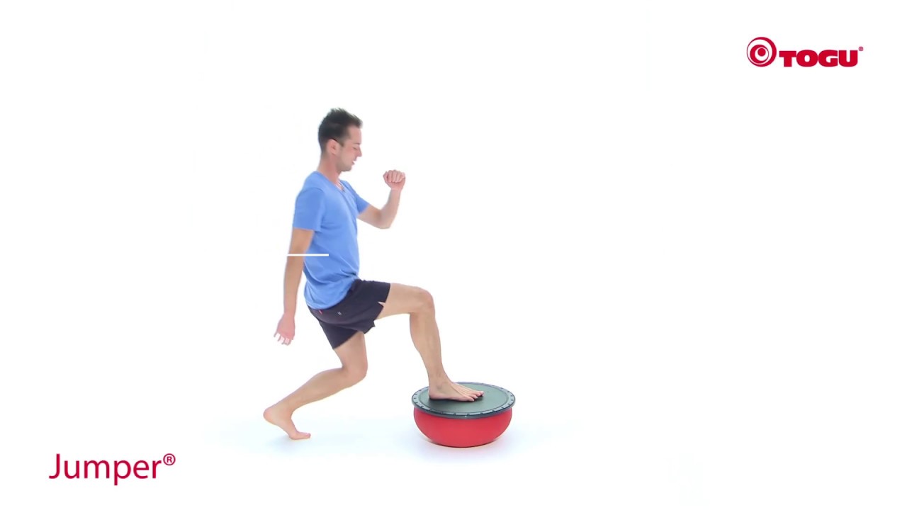 Balance Fitness exercises with TOGU Jumper basic workout