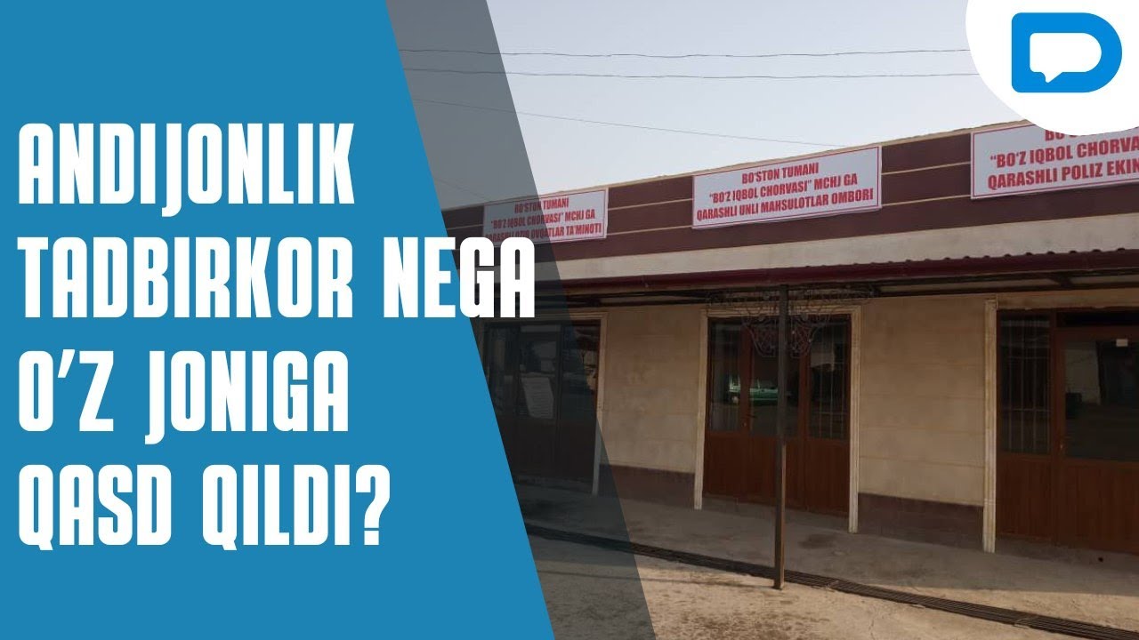 Andijonlik tadbirkor nega o‘z joniga qasd qildi?