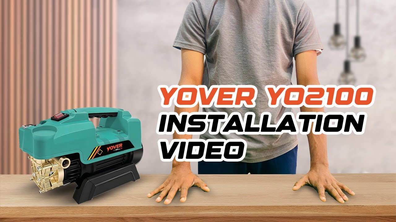 iBELL Yover YO2100 High Pressure Washer | 2100W | 150 Bar | Easy Installation & Setup Guide!