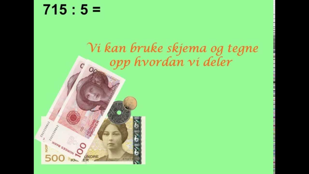 Divisjon med ensifret divisor