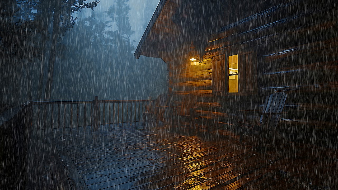 Soothing Woodland Rain 🌙 Natural Sounds for Deep Sleep