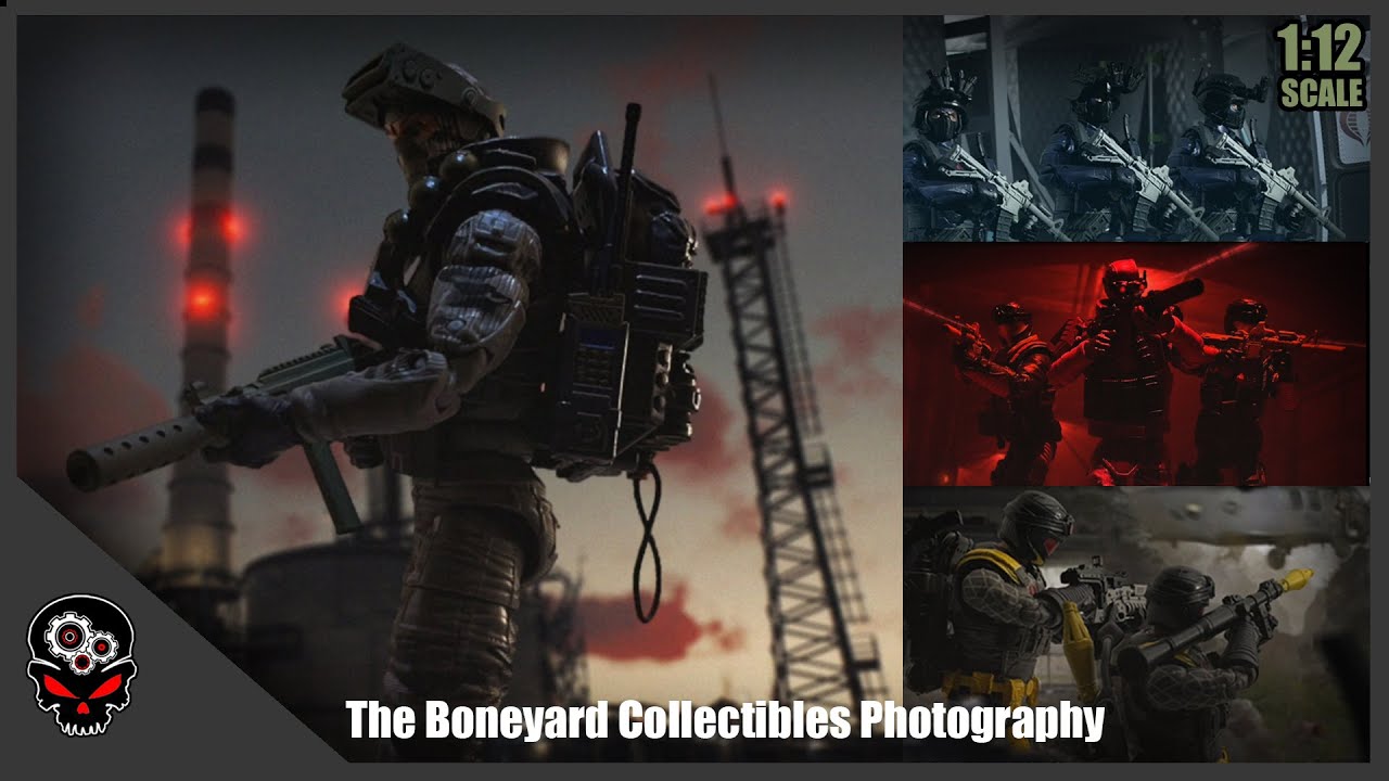 AMAZING Toy Photography w/ Gridiron studios weapons and Accessories - The Boneyard Collectibles