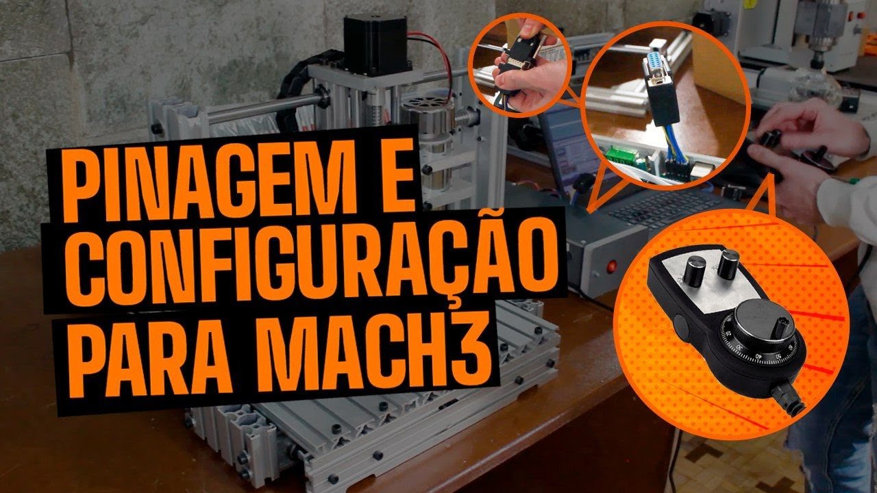 Controle de Manivela Handwheel com Fio para CNC Router | Como Usar/Configurar