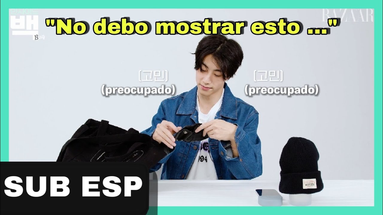 [SUB ESP] &iquest;Que hay dentro del bolso de Mark? | Harper's BAZAAR Korea
