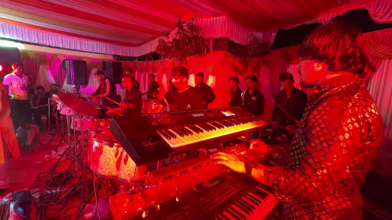 काय मस्त वाजवलं आहे सर्व गाणी ekdam कडक || LIVE SHOW || Lovely musical group|| हळदी show at ALIBAGH