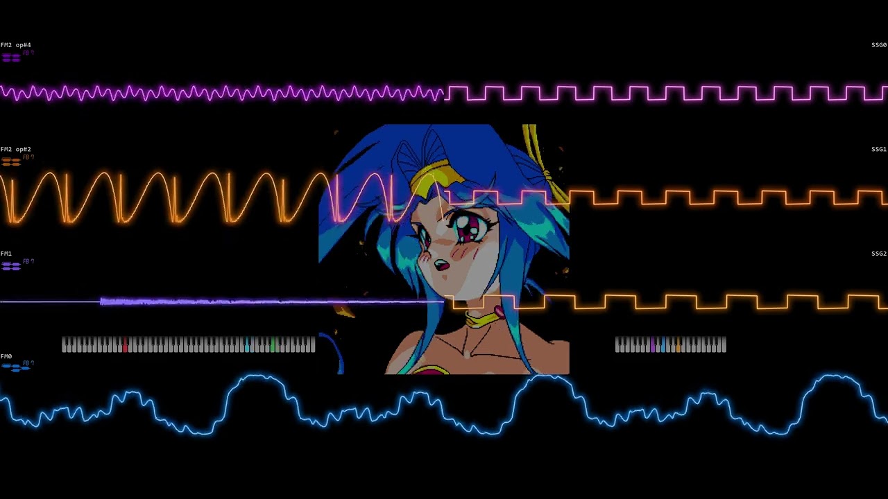 Mahou Shoujo Fancy Coco - Opening (PC-9801 YM2203)