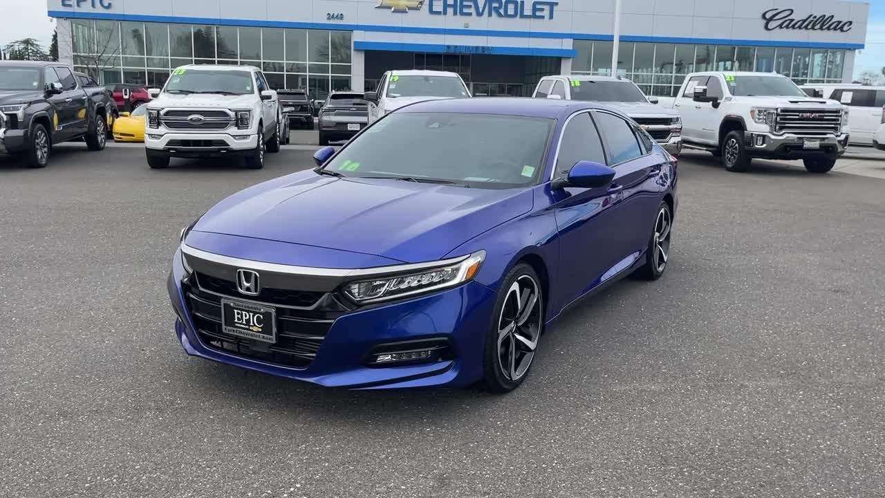2018 Honda Accord Sport Sacramento, Rosemont, Rio Linda, Elk Grove, Lemon Hill CA