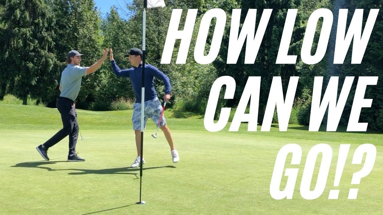 2 Man Scramble From The Tips: HOW LOW CAN WE GO!? Front 9 With Shot Tracers!