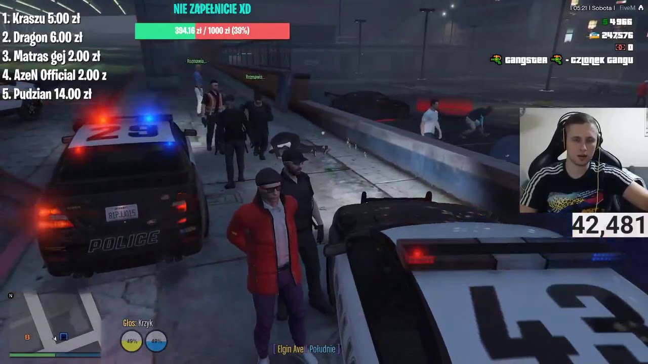 RAFONIX | MARCIN KRASUCKY GRA GTA V RP! | 2018