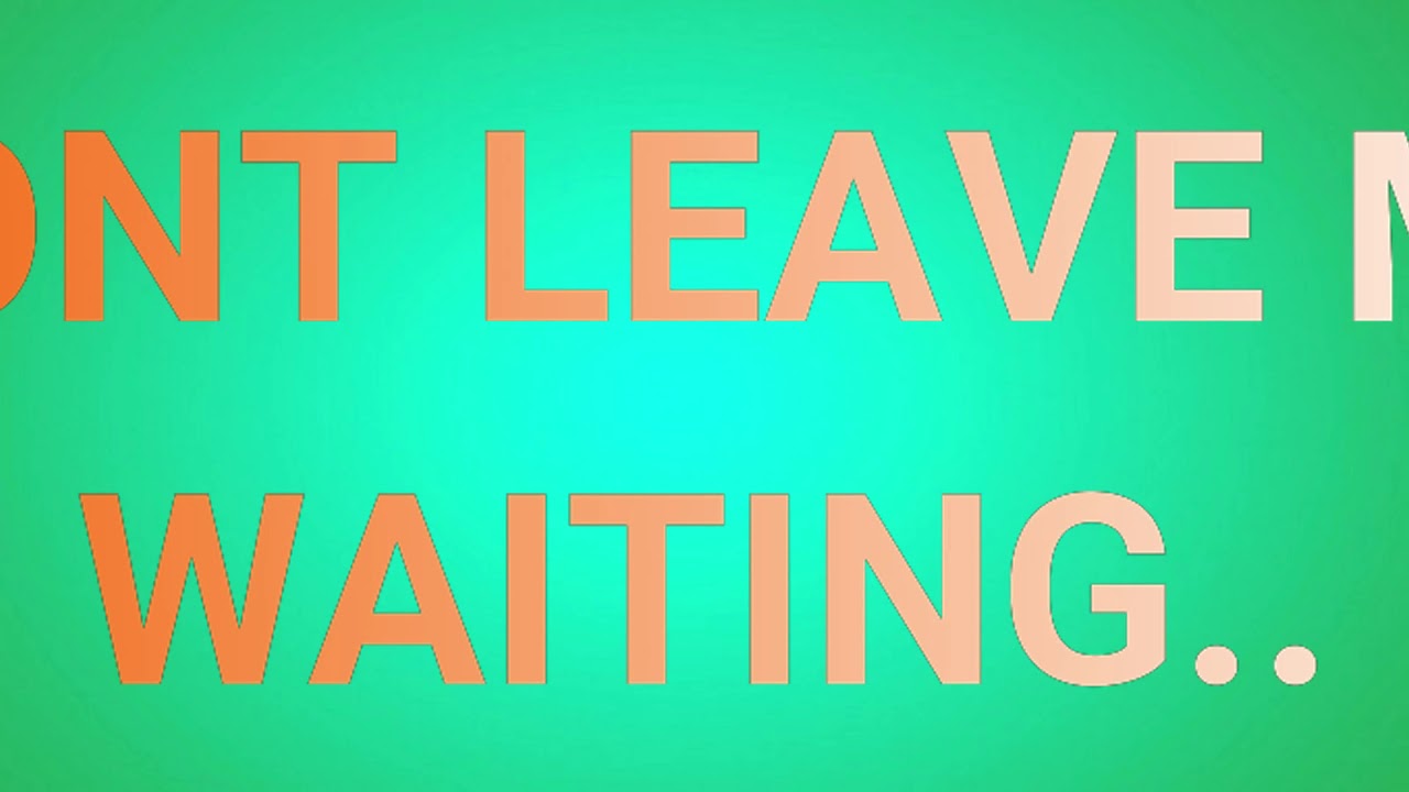 Punchline ft Wazzy X No ID - Waiting (Official Lyric Video)