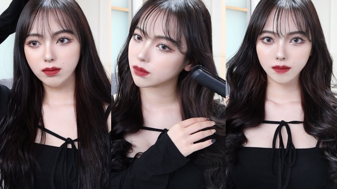 ストレートアイロンでOK🙆🏻‍♀️韓国風ゆる巻を伝授します😏🤍