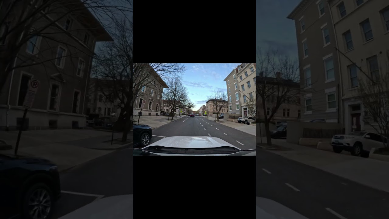 A classy DC virtual tour from R Street to Massachusetts Ave #dc #pov #dashcam