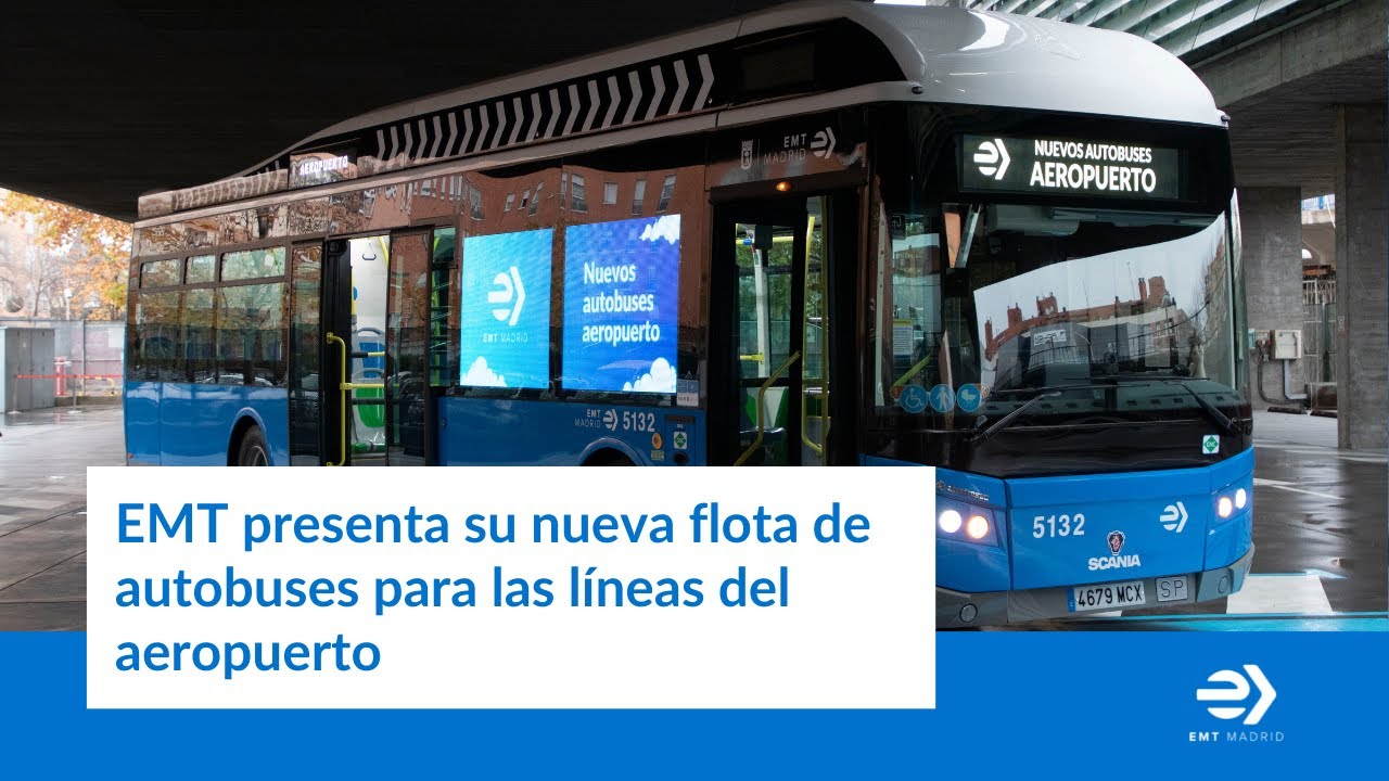 Nueva flota de autobuses para las líneas del aeropuerto de EMT