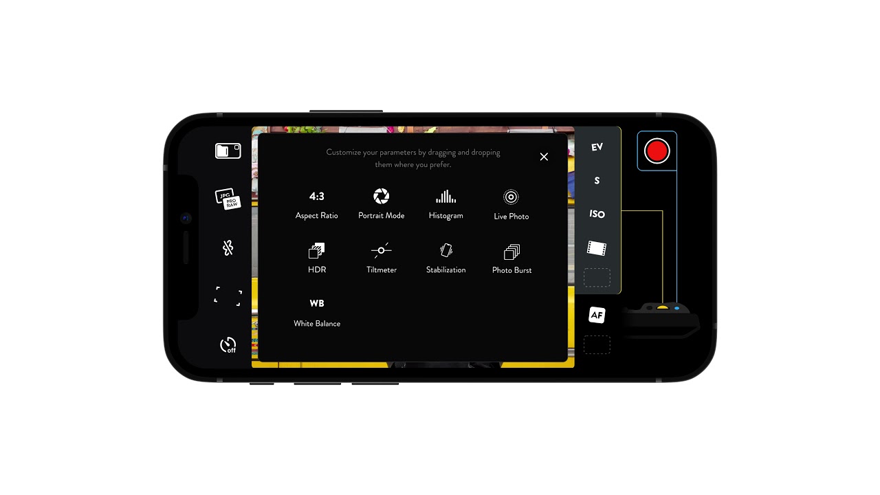 Fjorden Camera App - UI Customization