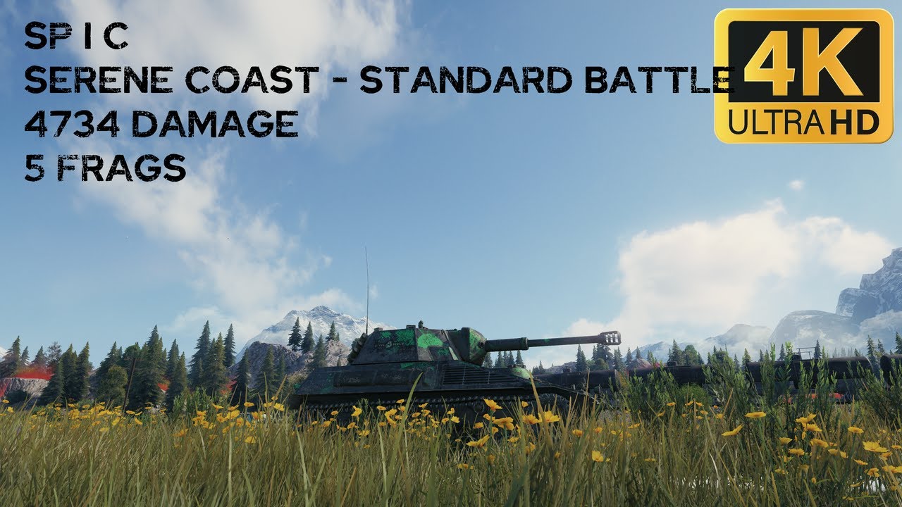 SP I C 4,7k damage 5 frags on Serene Coast - World of Tanks