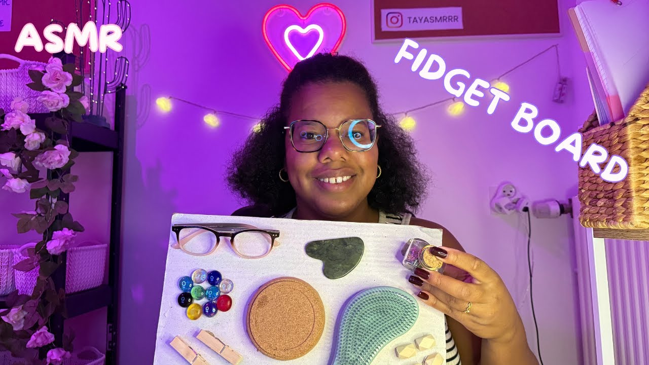🌸 ASMR : FIDGET BOARD d'une abonnée ultra RELAXANT ✨