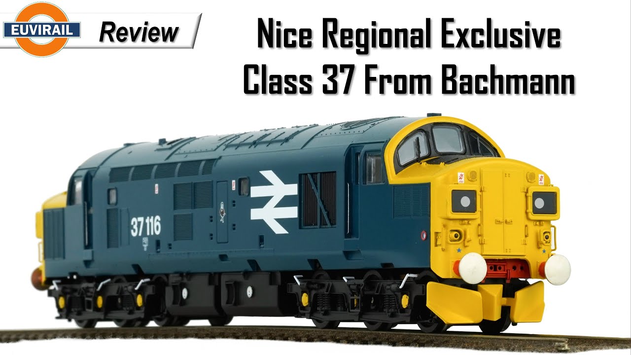 Review: Bachmann Class 37/0 32-781SD/32-781SDDS  37116 BR Blue Regional Exclusive Model DCC Sound