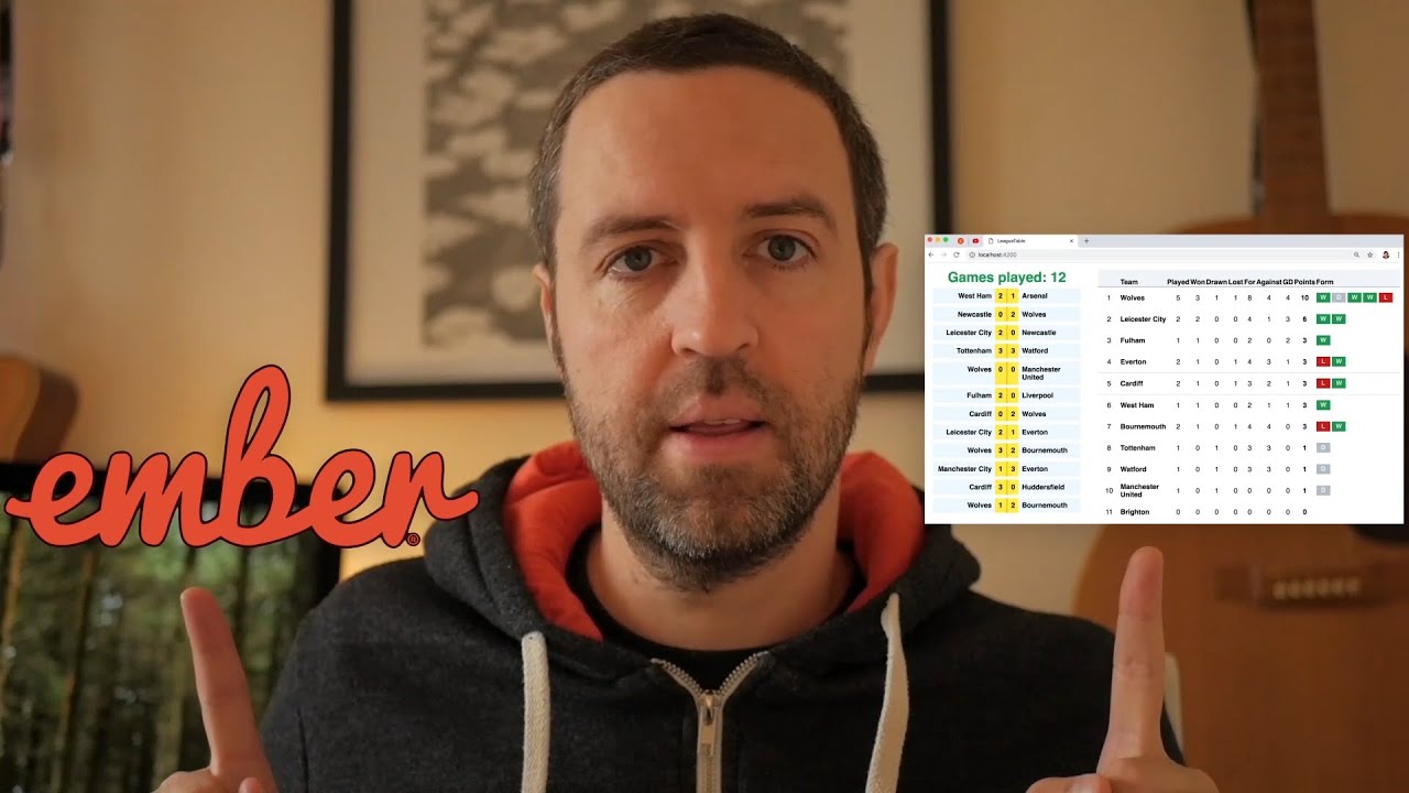 Ember.js Tutorial: Build a live updating league table
