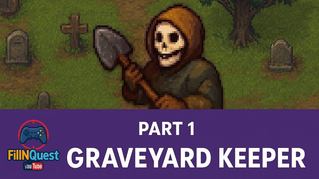 Graveyard Keeper Begins | ASMR Vibes & First Burial