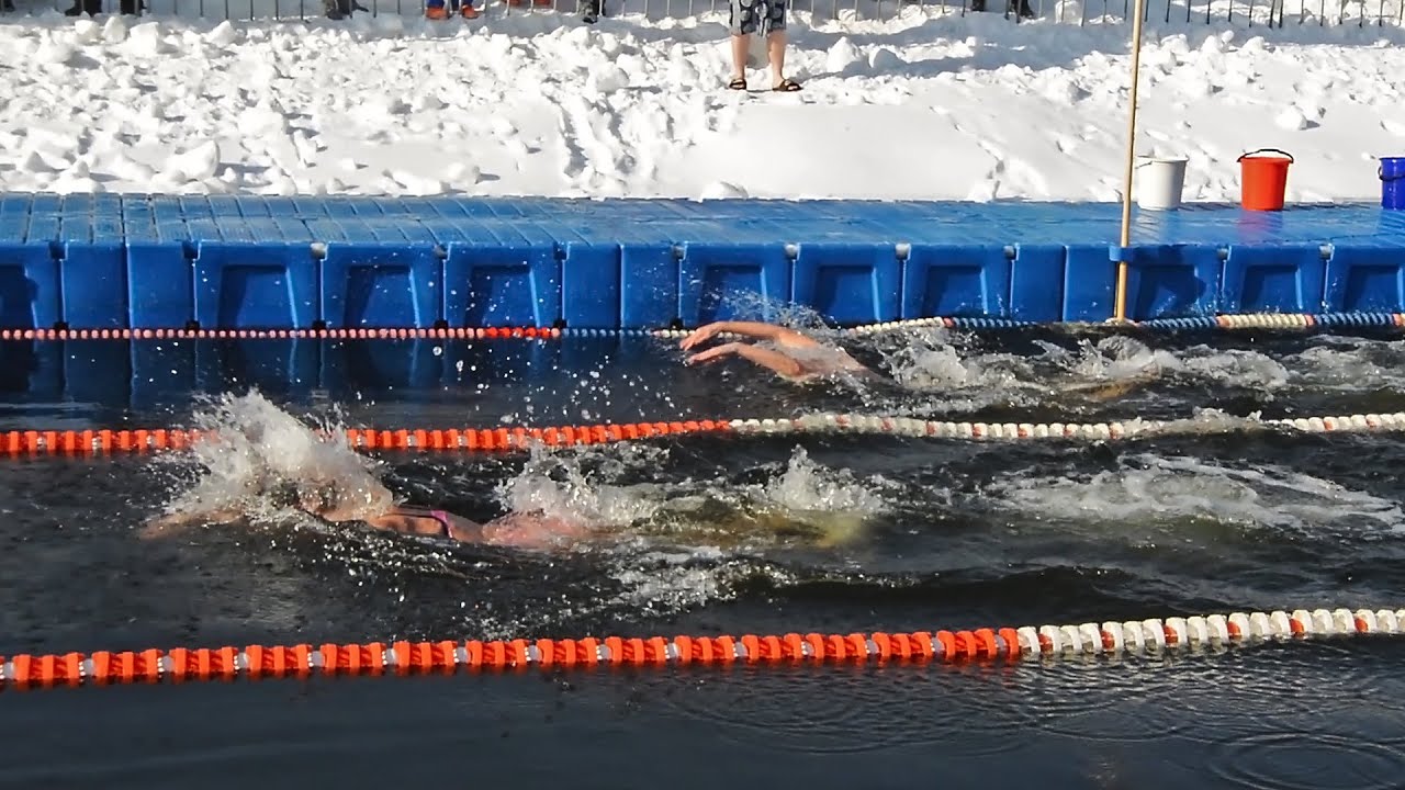 Moscow, Friendship Cup. Farting 25 meters, girls./Москва, Кубок Дружбы. Заплыв на 25 метров, девушки