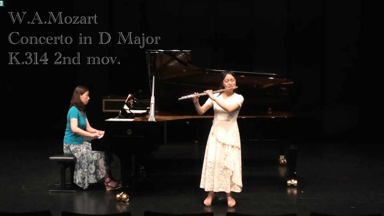 W.A.Mozart Flute concerto no.2 D major 2nd movement