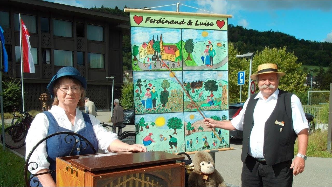 Ferdinand und Luise - Moritat vorgetragen von Thomas Haug, begleitet von Jacqueline auf Drehorgel