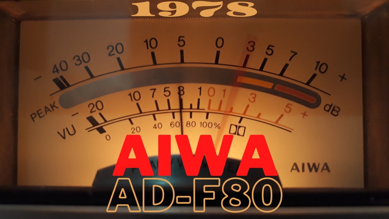 1978 год! Обзор премиальной кассетной деки AIWA AD F-80. Серьезный аппарат!