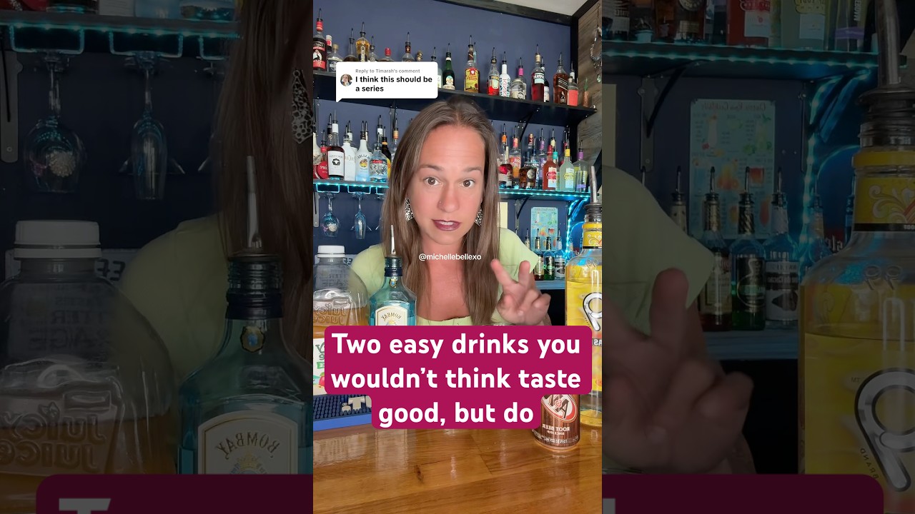 Two easy, 2 ingredient, cocktail combinations that you wouldn&rsquo;t think taste good, but do
