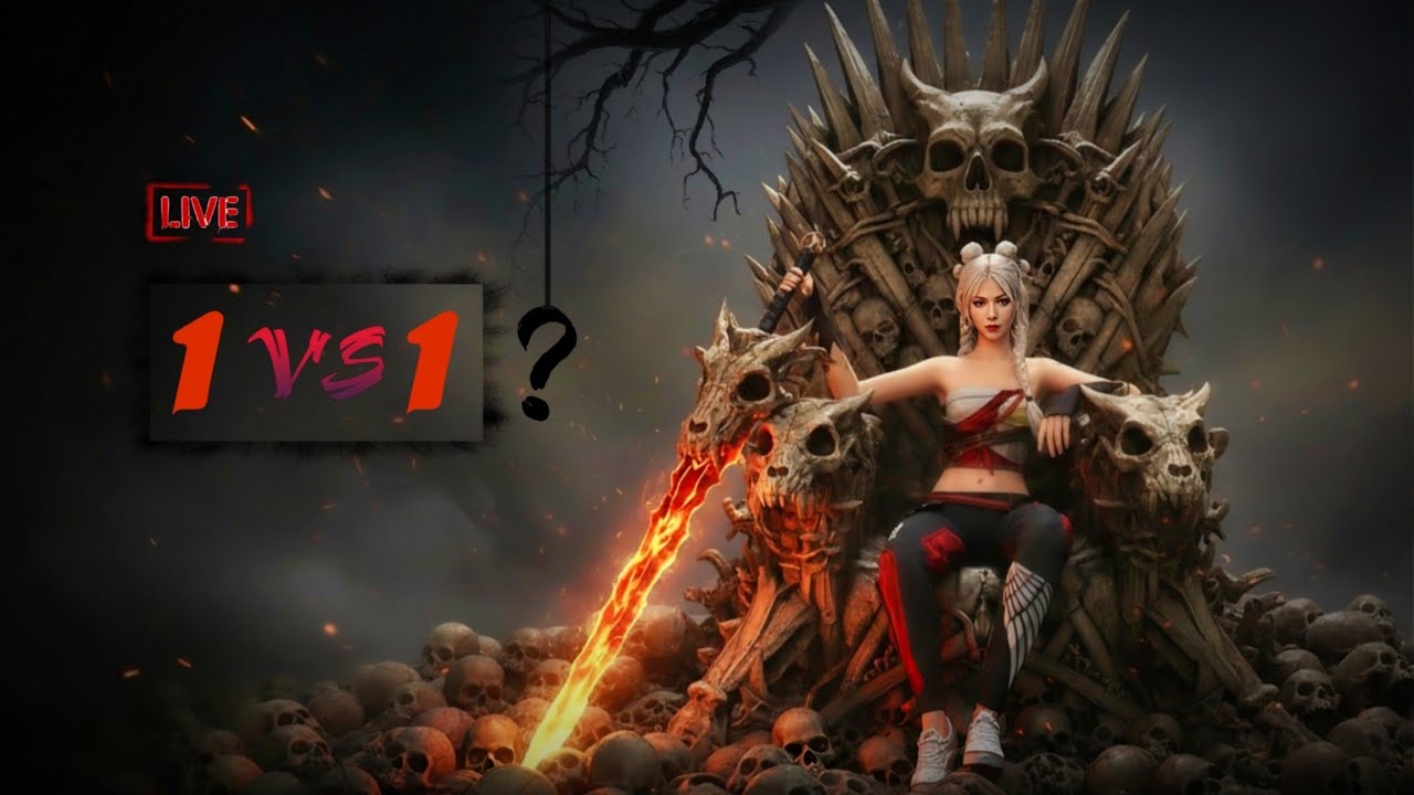 🔴LIVE 1 VS 1 🔥 WANNA PLAY WITH ME ?? 😎 UNLIMITED CUSTOM 💥 #freefire #zeher #custom #cutegirllive