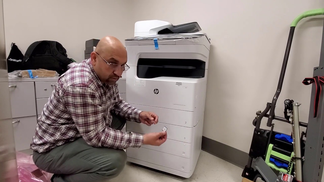 Assembling Of MFP E77650 By One Person!!!