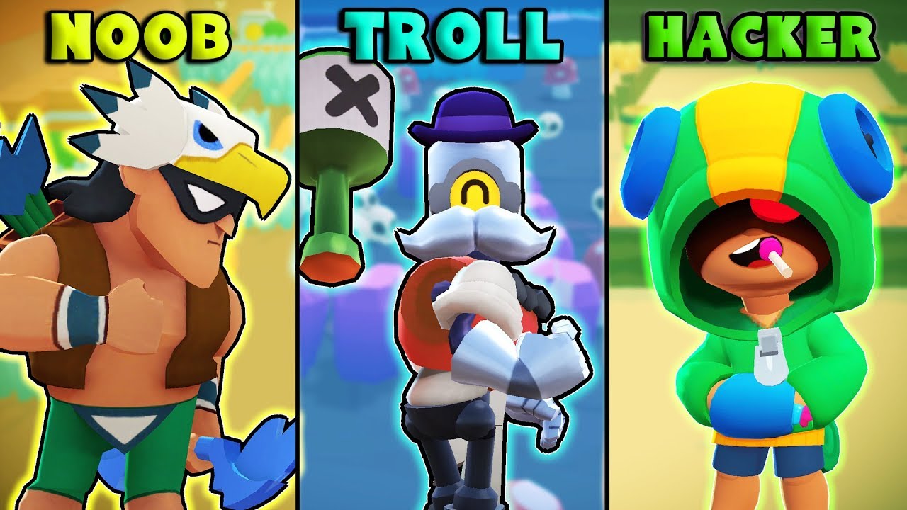 NOOB vs TROLL vs GOD - NEW Funny Moments, Glitches & Fails | Brawl Stars Montage #47