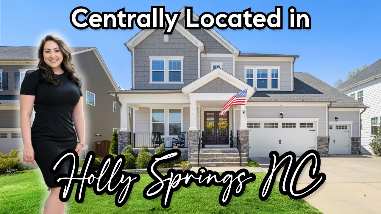 Holly Springs NC Home Tour | 4,000+ SqFt | 5 Beds | Screened Porch