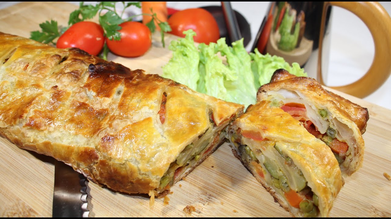 STRUDEL DI VERDURE || PASTA SFOGLIA RIPIENA DI VERDURE